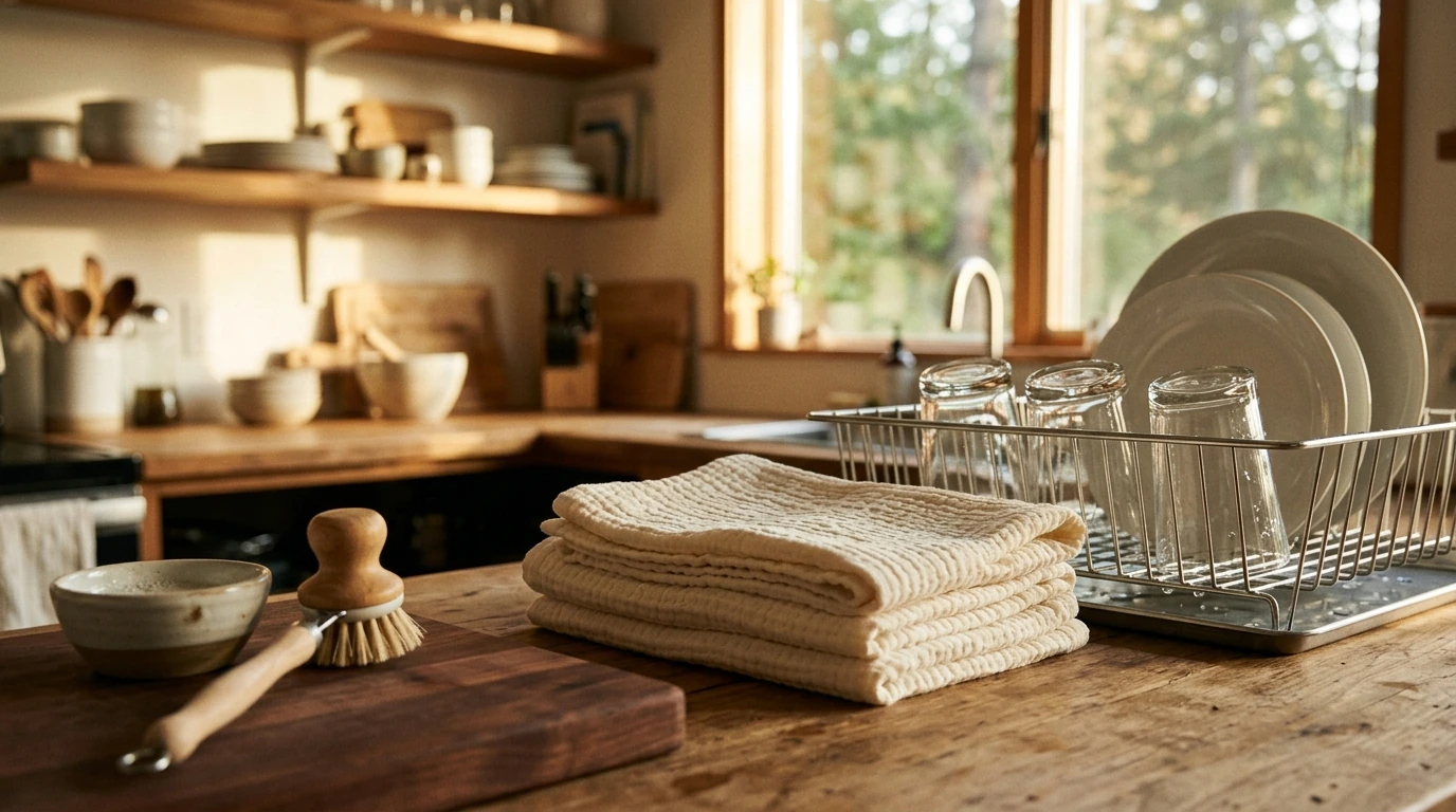 Cotton Gauze Towels: Low-Lint for Dishes & Glasses?