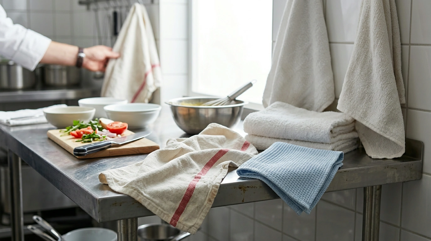 Chef Kitchen Towels: Side Towels, Bar Mops & Huck